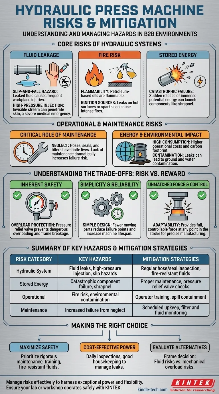 유압 프레스 기계의 위험 요소는 무엇인가요? 더 안전한 작동을 위한 고압 위험 관리 시각적 가이드