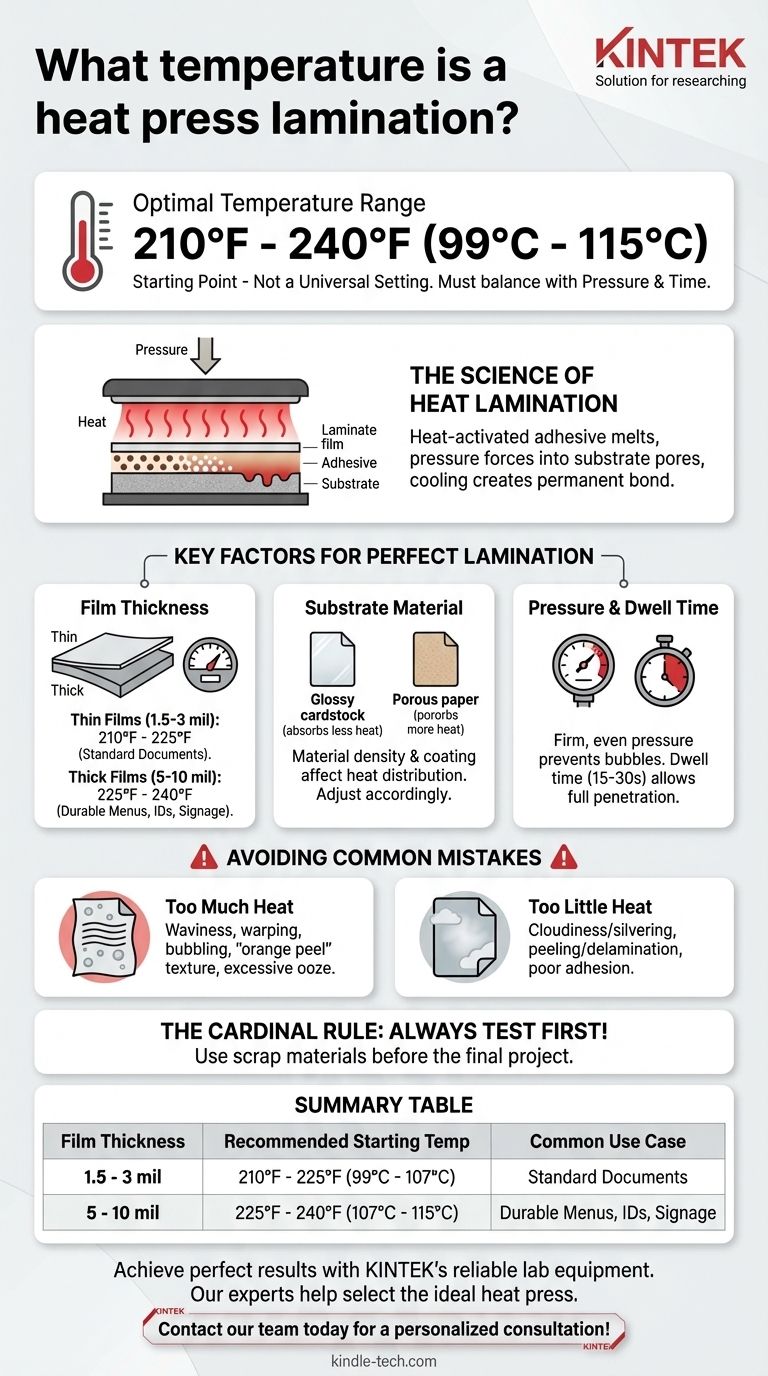 Quelle est la température d'une plastification à chaud ? Trouvez la chaleur parfaite pour une finition impeccable Guide Visuel