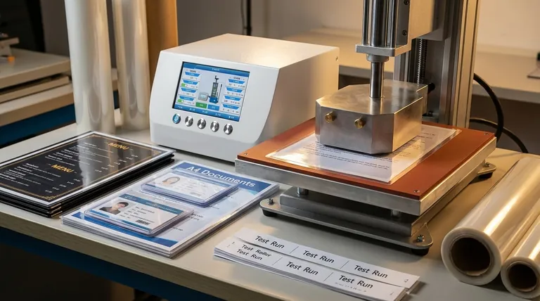 热压覆膜的温度是多少？寻找完美的热度以获得无瑕的成品