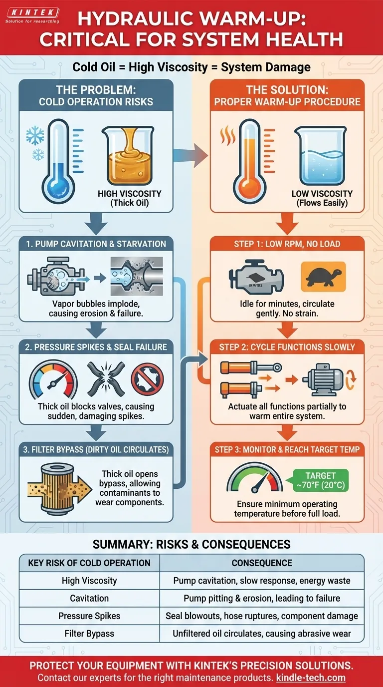 Les systèmes hydrauliques ont-ils besoin de chauffer ? Protégez votre équipement des dommages causés par les démarrages à froid Guide Visuel