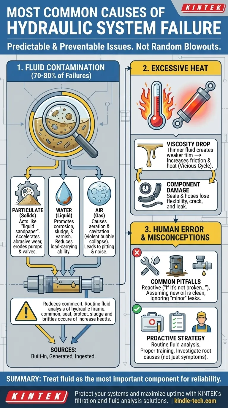 Каковы наиболее распространенные причины отказа гидравлической системы? Предотвратите простои и дорогостоящий ремонт Визуальное руководство