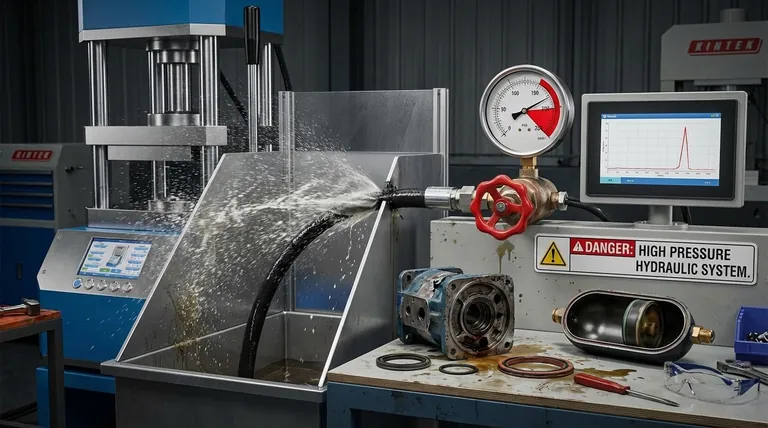 油圧スパイクの原因は?油圧ハンマーによるシステム損傷を防ぐ