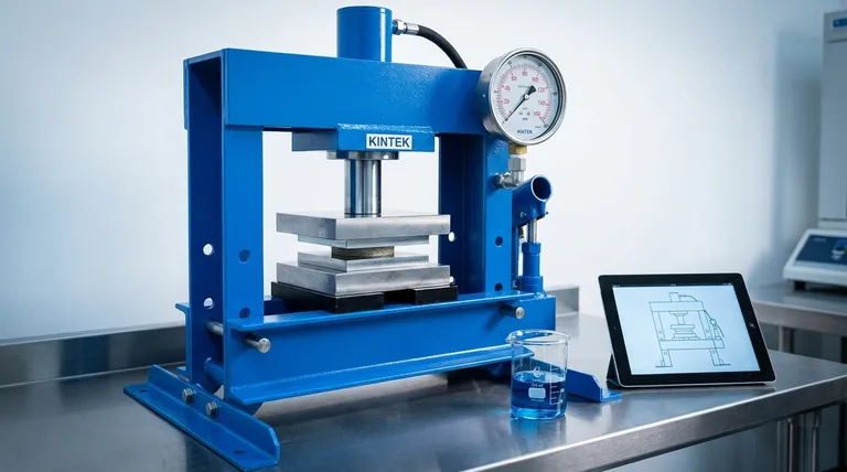 On what principle does hydraulic press work? Harness Pascal's Law for Massive Force Multiplication