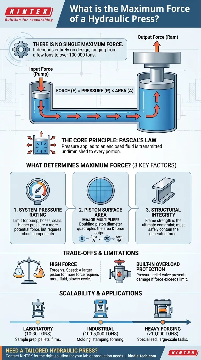 Qual é a força máxima de uma prensa hidráulica? Descubra como a força é gerada e dimensionada Guia Visual