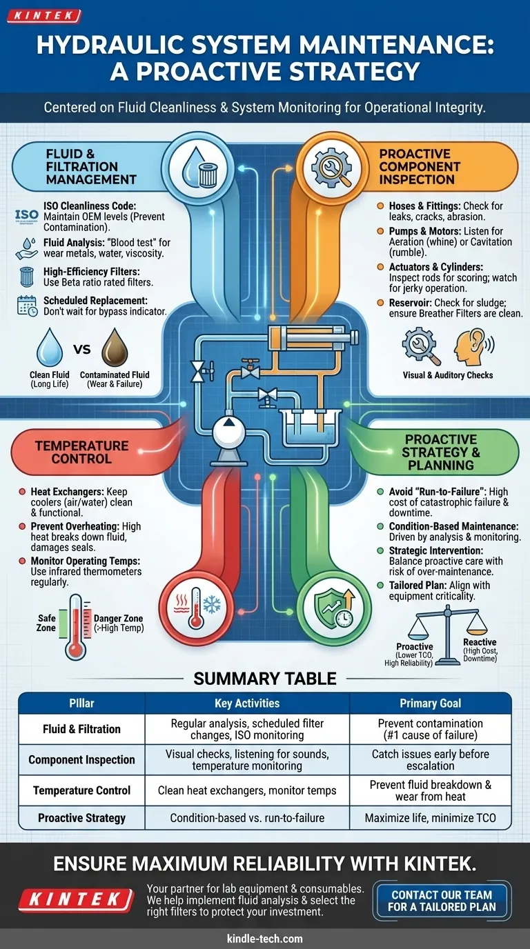 ¿Qué mantenimiento requiere el sistema hidráulico? Una guía proactiva para prevenir fallas costosas Guía Visual
