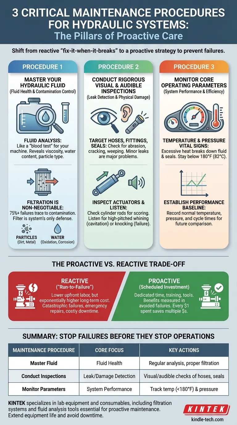 ¿Cuáles son los 3 procedimientos de mantenimiento importantes para los sistemas hidráulicos? Evite fallas y tiempos de inactividad costosos Guía Visual