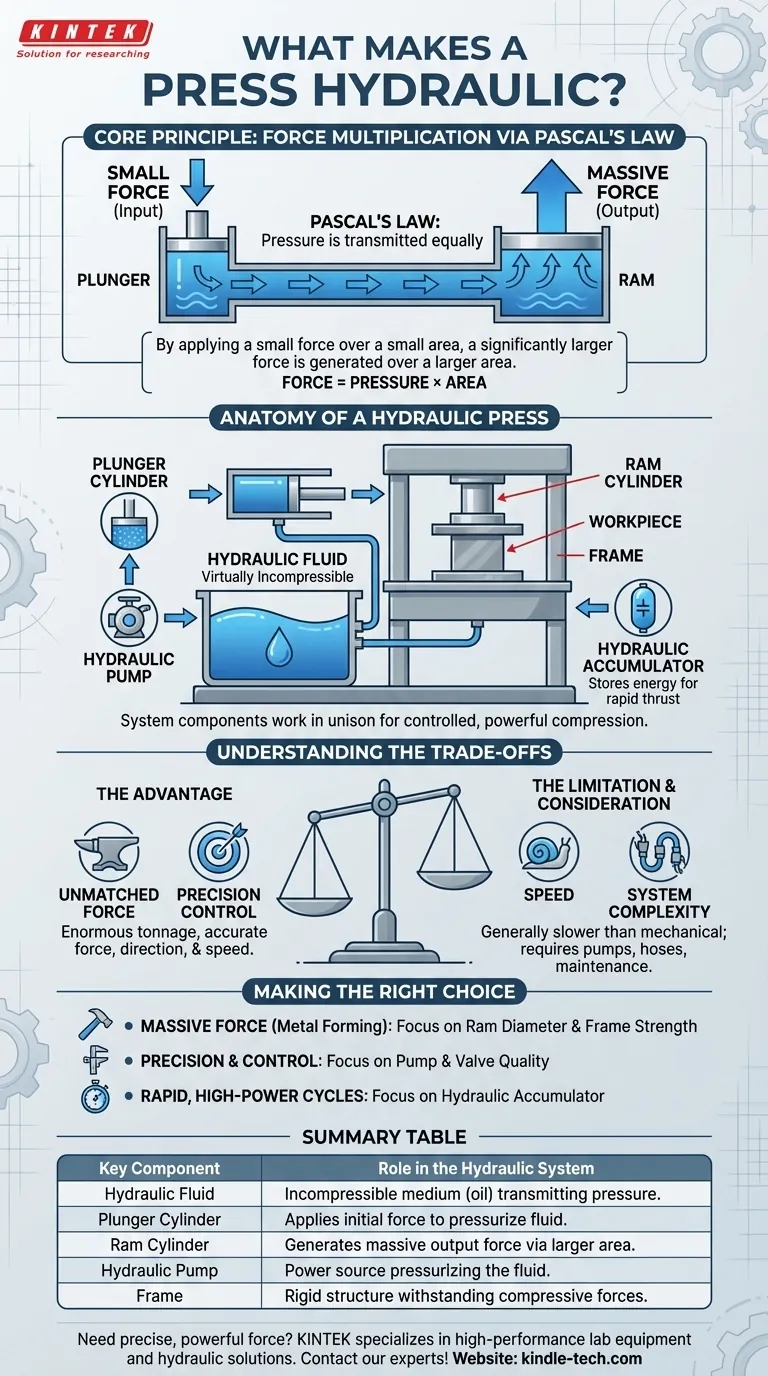 프레스는 무엇이 유압식으로 만드나요? 비할 데 없는 힘을 위한 유체 역학의 힘 시각적 가이드