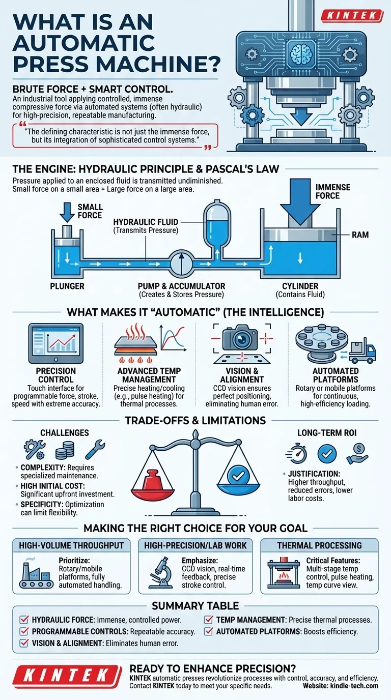 Qu'est-ce qu'une presse automatique ? Force de haute précision pour la fabrication moderne Guide Visuel