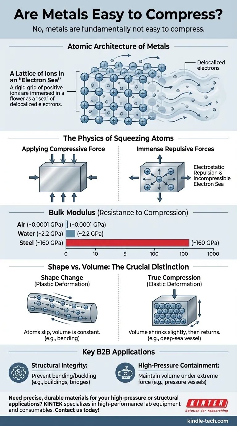 I metalli sono facili da comprimere? Scopri la fisica dietro la loro incredibile forza Guida Visiva