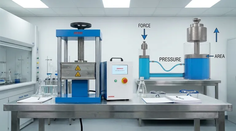 على ماذا يعتمد مبدأ عمل المكبس الهيدروليكي؟ تسخير قانون باسكال للحصول على قوة هائلة