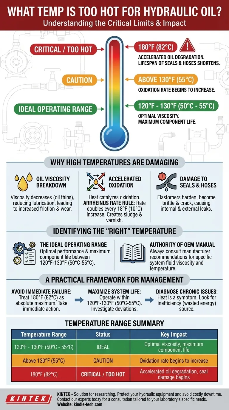 Quelle température est trop élevée pour l'huile hydraulique ? Évitez les dommages coûteux au système grâce à ce guide Guide Visuel