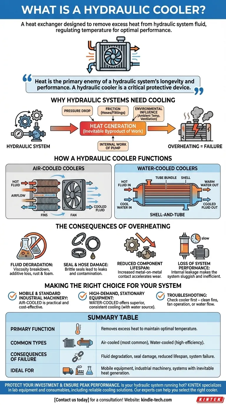 O que é um resfriador hidráulico? O Guia Essencial para Proteger Seu Sistema Hidráulico Guia Visual