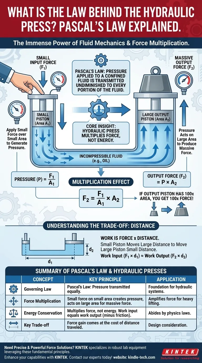¿Cuál es la ley detrás de la prensa hidráulica? Entendiendo la Ley de Pascal para una fuerza inmensa Guía Visual