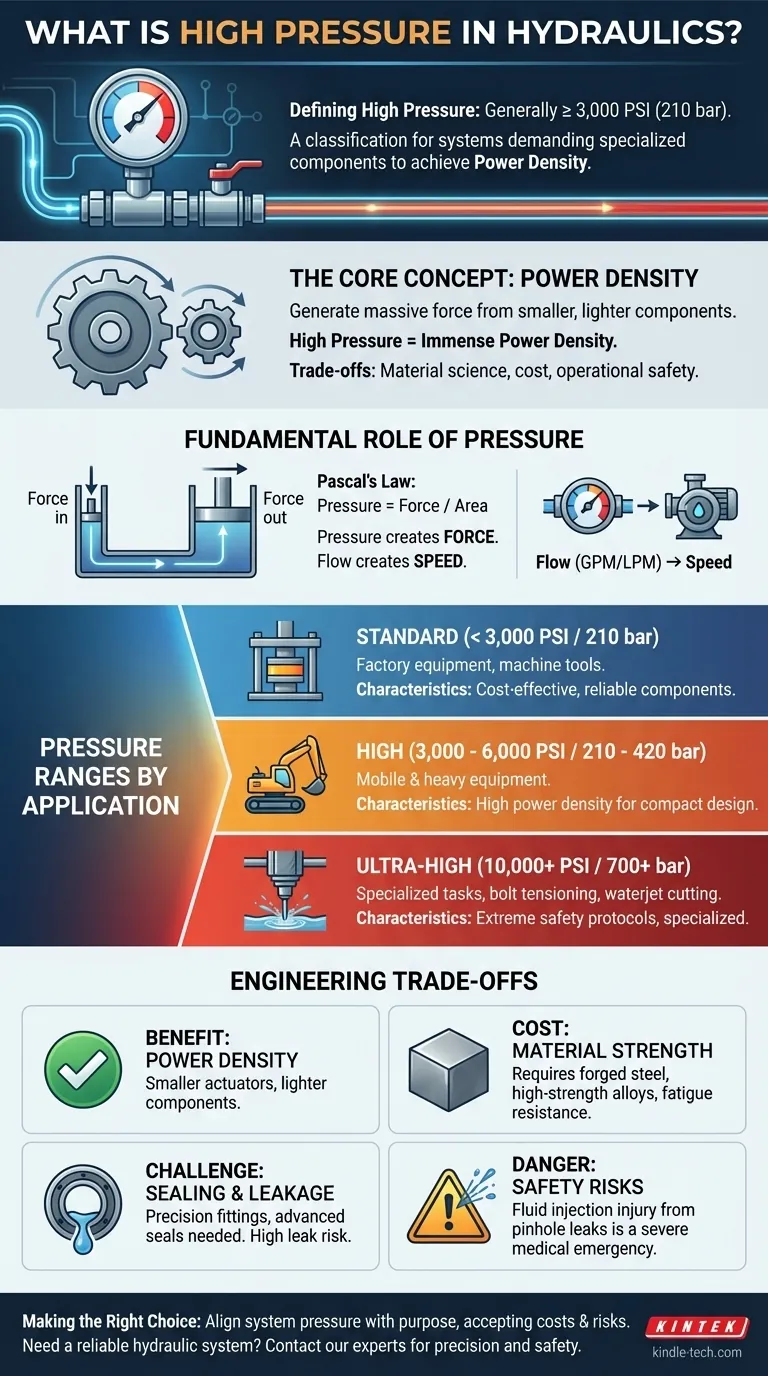Что такое высокое давление в гидравлике? Достижение максимальной плотности мощности для вашего оборудования Визуальное руководство