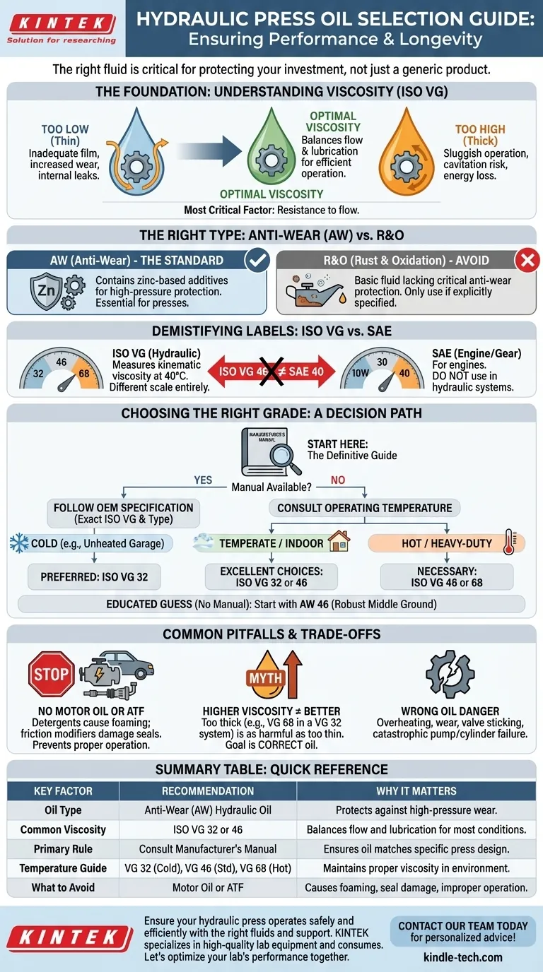油圧プレスにはどのようなオイルを使用しますか？最高の性能を発揮するための適切な油圧オイルの選び方 ビジュアルガイド