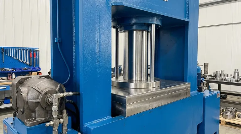 De quel matériau est faite une presse hydraulique ? Construite en acier à haute résistance pour une force maximale