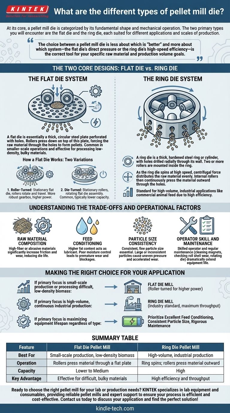 Какие бывают типы матриц для грануляторов? Объяснение плоской и кольцевой матрицы Визуальное руководство