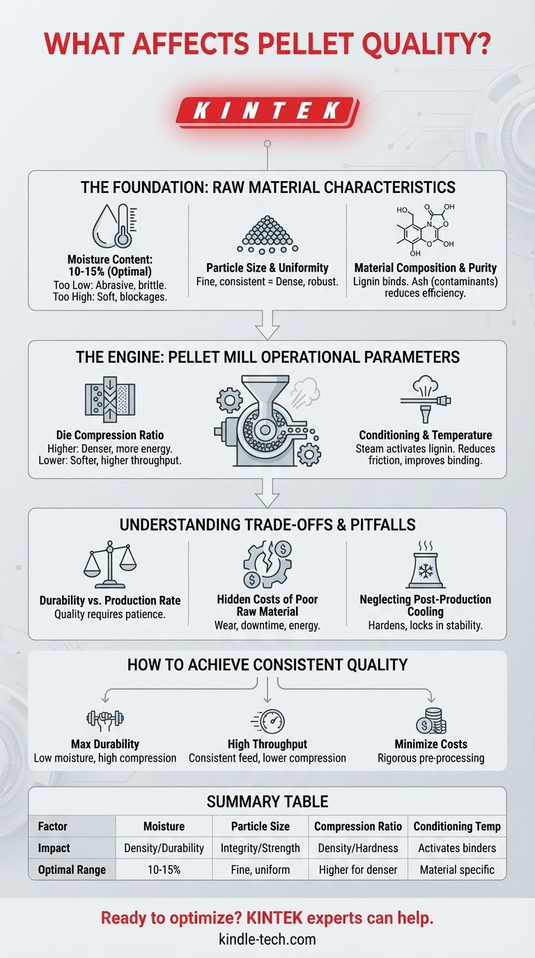 Was beeinflusst die Qualität von Pellets? Ein Leitfaden zur Herstellung langlebiger, hochdichter Biomasse-Pellets Visuelle Anleitung