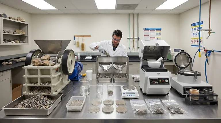 지구화학 분석을 위해 암석 샘플은 어떻게 준비됩니까? 적절한 실험실 프로토콜로 정확한 결과 보장