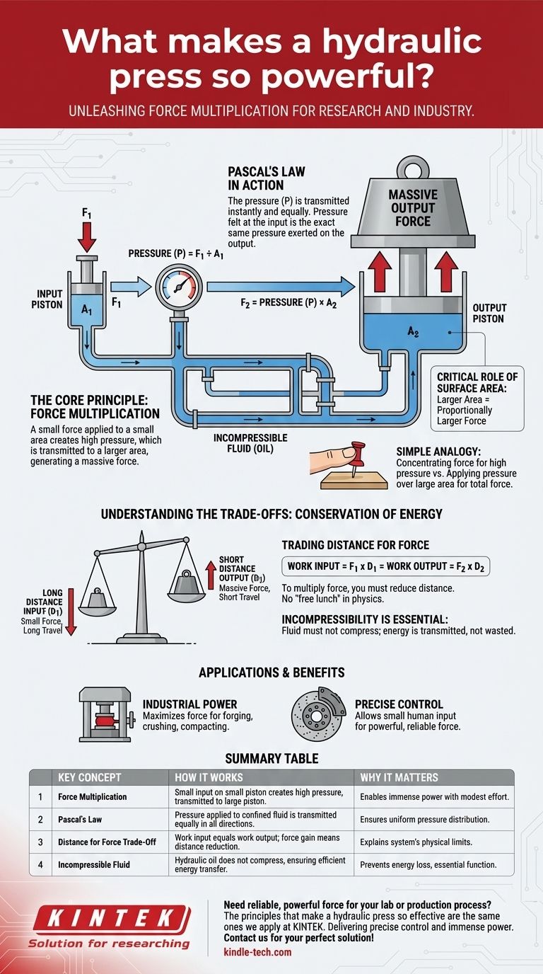 油圧プレスがいかにして強力なのか？力の増幅の物理学を解き明かす ビジュアルガイド