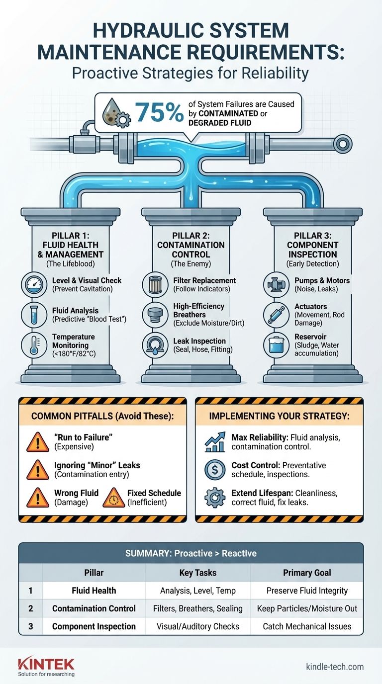 ما هي متطلبات صيانة الأنظمة الهيدروليكية؟ استراتيجيات استباقية لتحقيق أقصى قدر من وقت التشغيل دليل مرئي