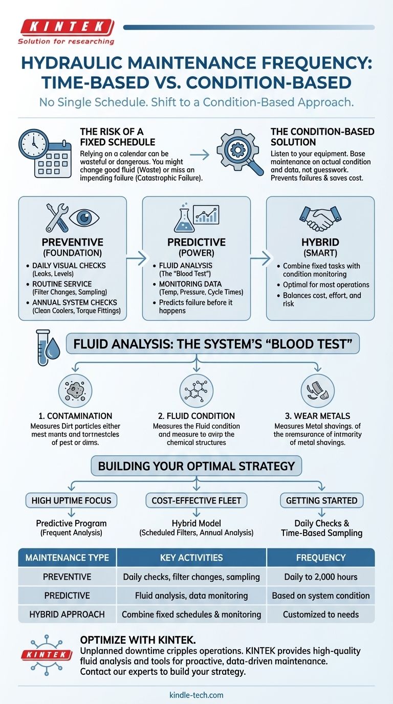 Wie oft benötigen Hydrauliksysteme Wartung? Ein Leitfaden zur zustandsbasierten Zuverlässigkeit Visuelle Anleitung