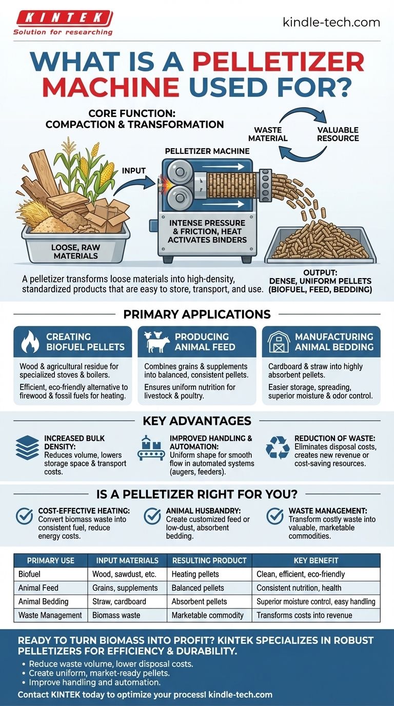 ¿Para qué se utiliza una máquina peletizadora? Transforme los residuos en combustible, alimento y lecho valiosos Guía Visual