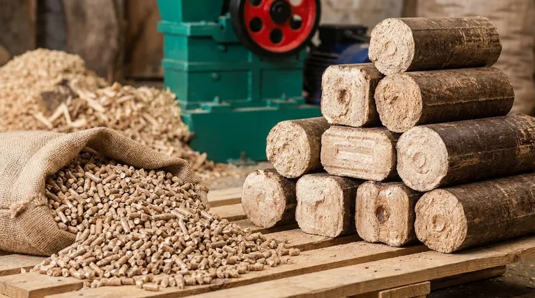 Qual é a diferença entre briquetes de biomassa e pellets? Escolha o Combustível Certo para o Seu Sistema de Aquecimento