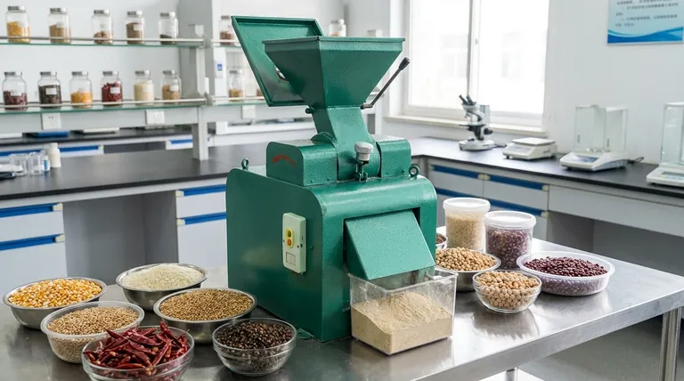 ¿Qué tipo de muestras de alimentos se muelen con un molino de martillos? Ideal para materiales secos, quebradizos y bajos en grasa