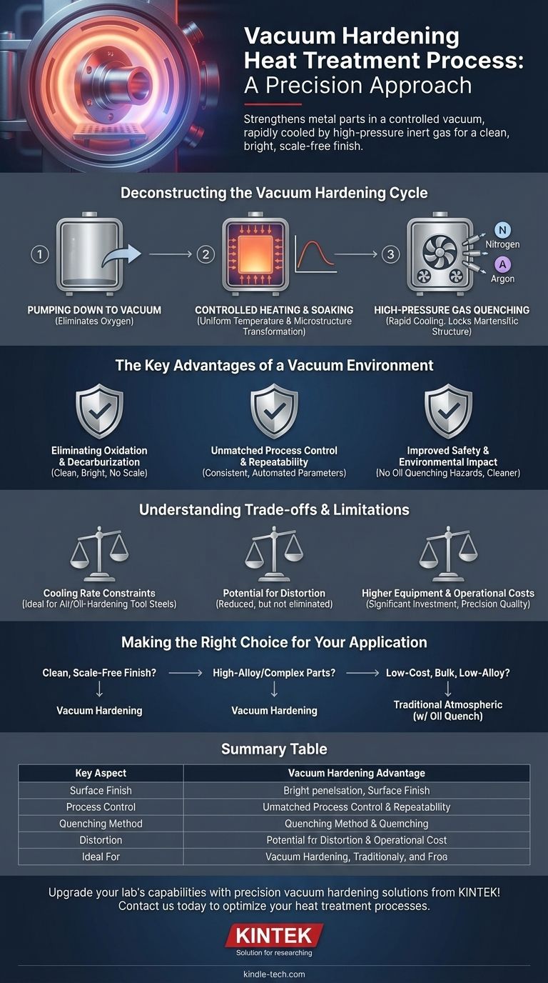 ما هي عملية المعالجة الحرارية بالتصليد الفراغي؟ تحقيق قوة فائقة وتشطيب نظيف دليل مرئي