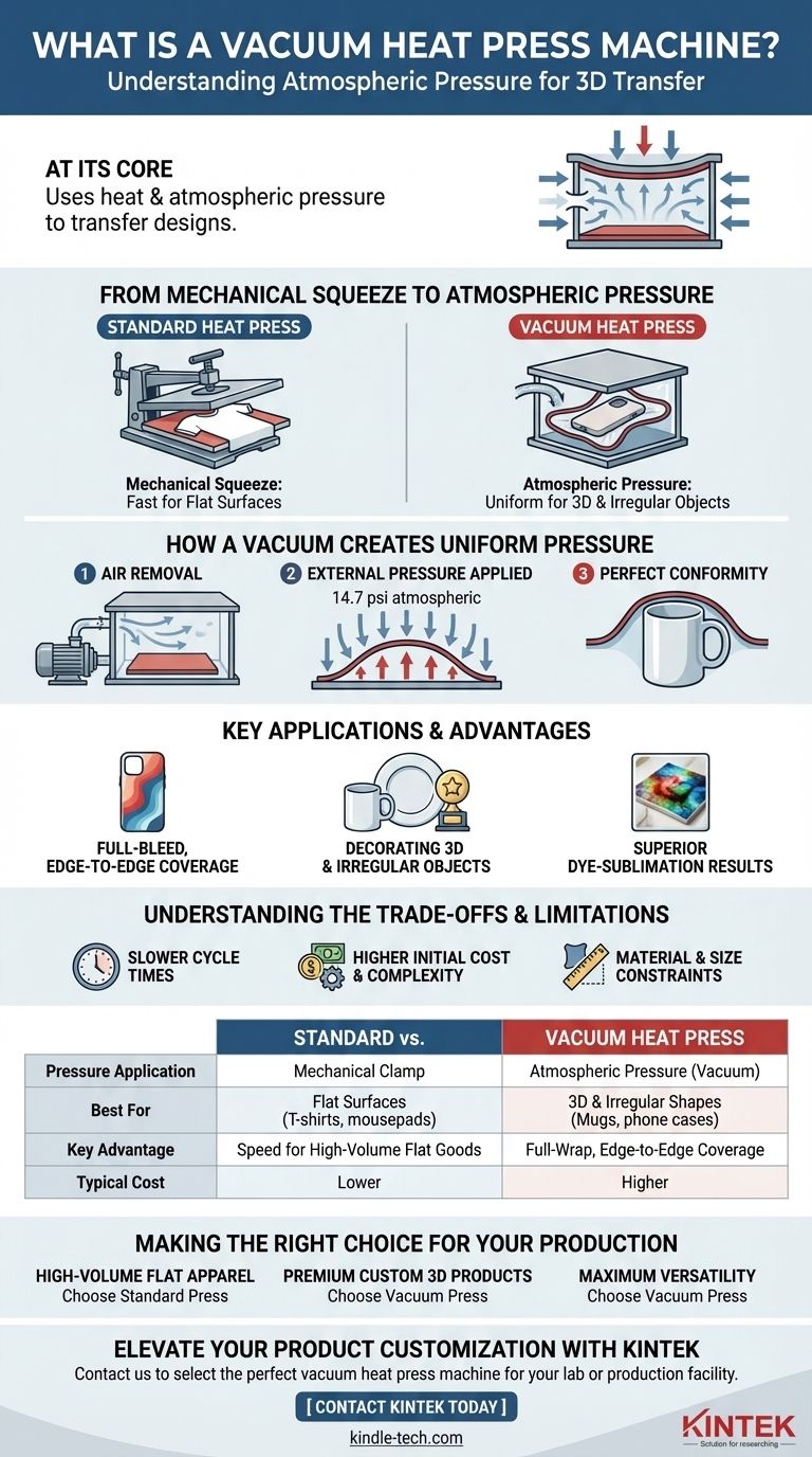 O que é uma máquina de prensa térmica a vácuo? A Ferramenta Definitiva para Decoração de Produtos 3D Guia Visual