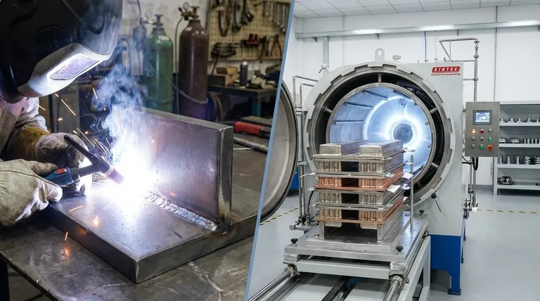 Qual è la differenza tra saldatura e brasatura sottovuoto? Scegli il metodo di giunzione giusto per il tuo progetto