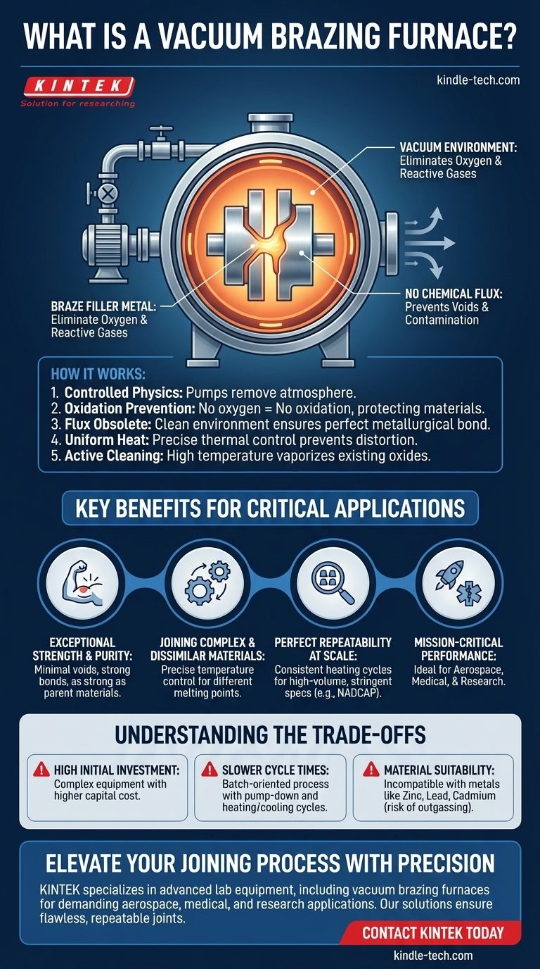 Qu'est-ce qu'un four de brasage sous vide ? Obtenez des joints impeccables et à haute résistance pour les applications critiques Guide Visuel