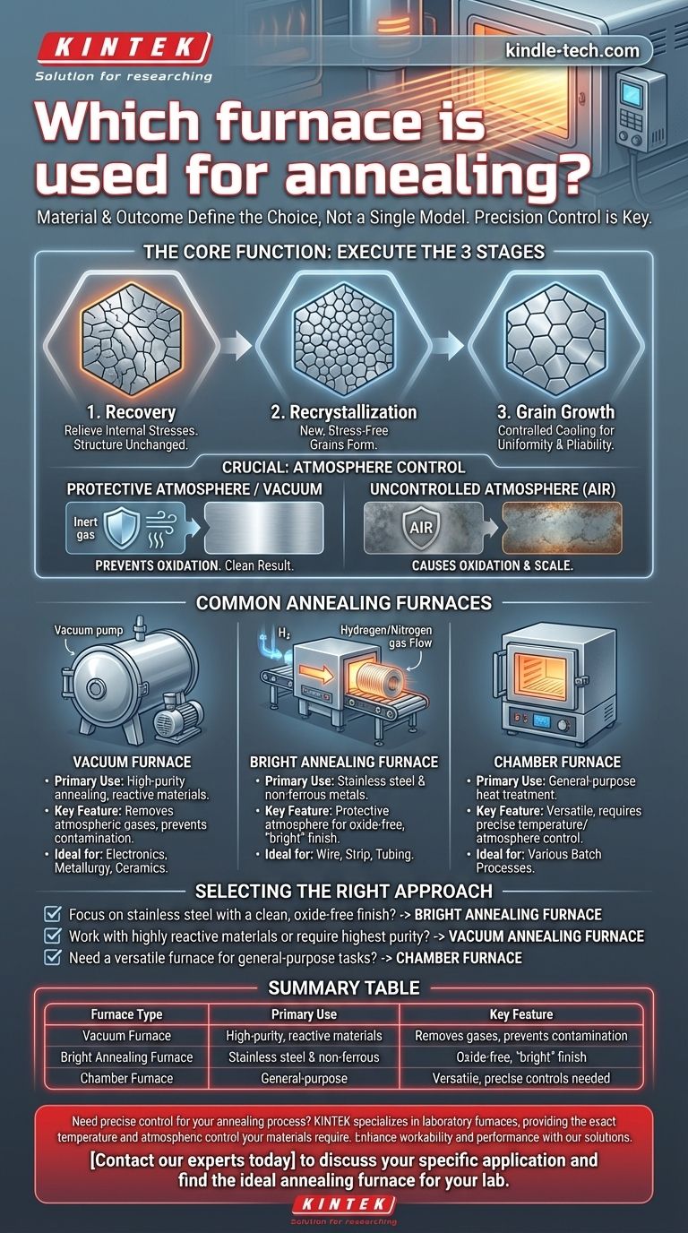 Which furnace is used for annealing? Find the Right Equipment for Your Material's Needs Visual Guide