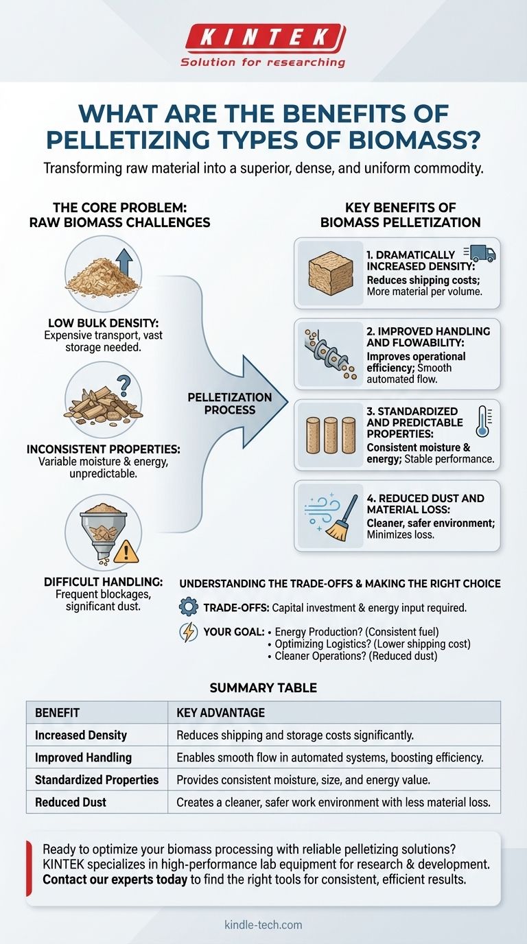 バイオマスをペレット化する利点は何ですか？効率的で費用対効果の高いバイオマス処理を実現 ビジュアルガイド