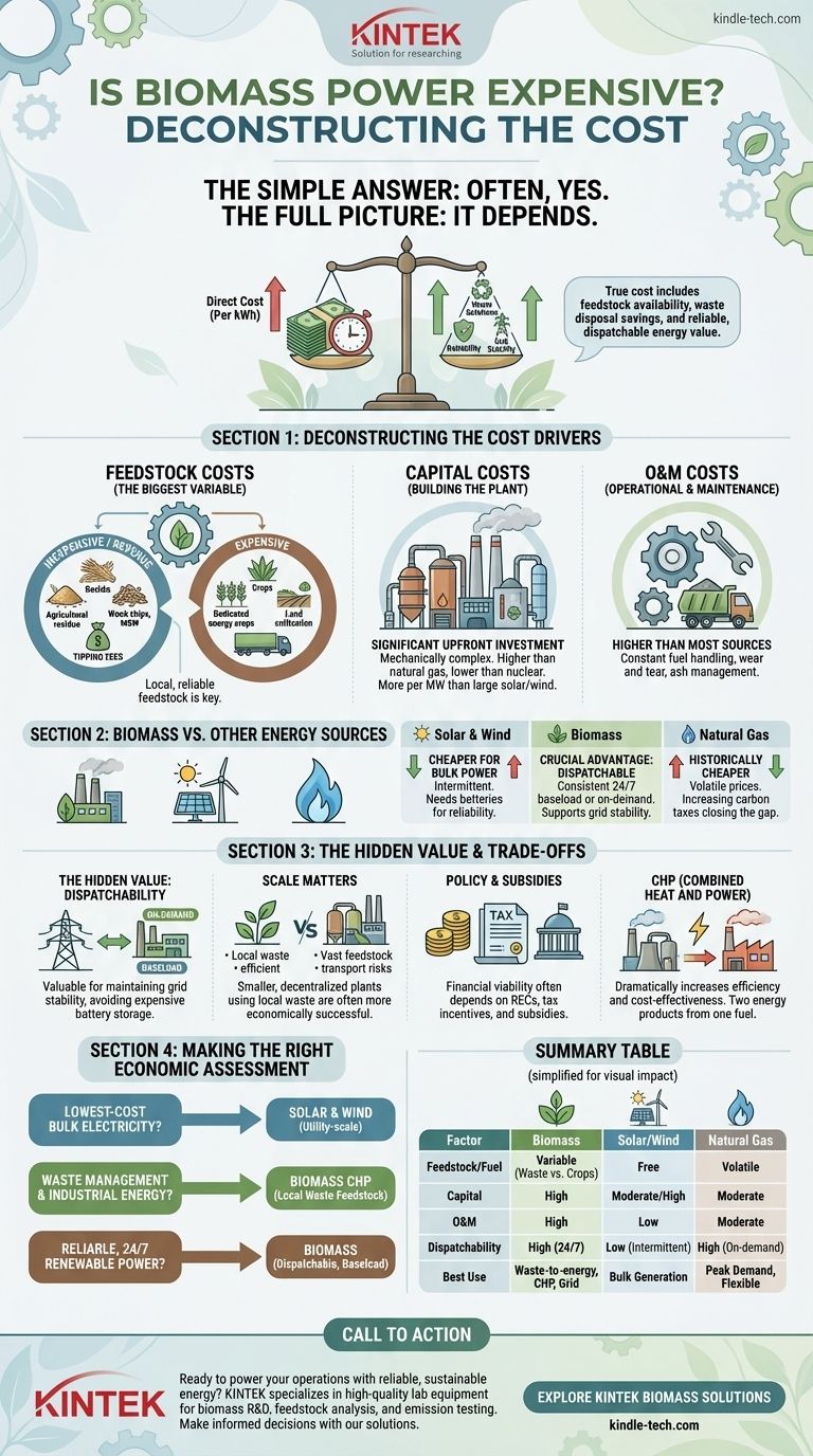 바이오매스 발전은 비싼가요? 에너지 요구 사항에 대한 실제 비용 대 가치 알아보기 시각적 가이드