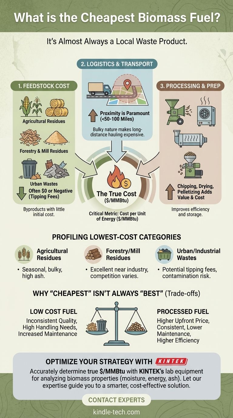 가장 저렴한 바이오매스 연료는 무엇일까요? 가격표 너머의 실제 비용을 알아보세요 시각적 가이드