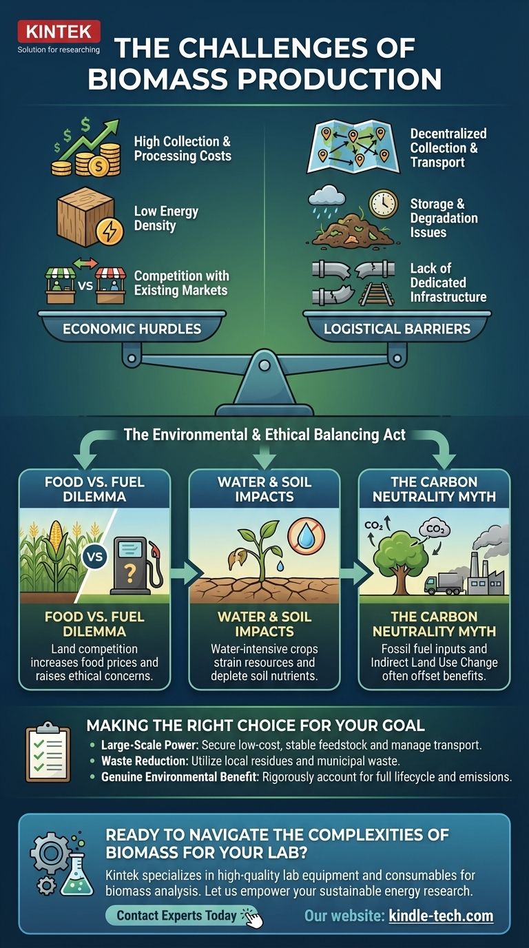 Was sind die Herausforderungen bei der Biomasseproduktion? Überwindung hoher Kosten, Logistik und Nachhaltigkeit Visuelle Anleitung