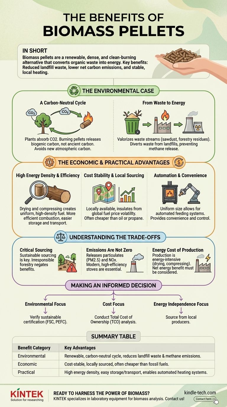 ¿Cuáles son los beneficios de los pellets de biomasa? Una alternativa de combustible sostenible y rentable Guía Visual