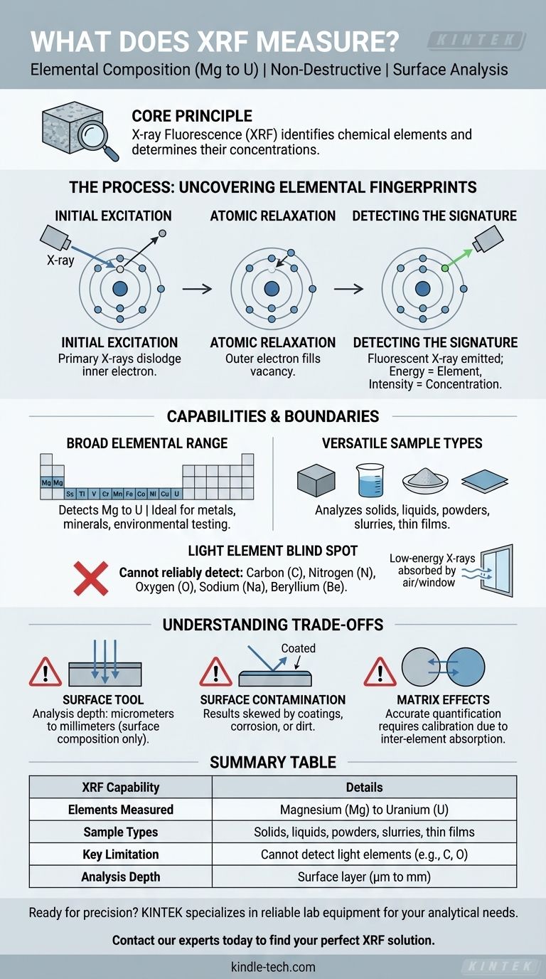 What does XRF measure? Uncover Elemental Composition for Materials Analysis Visual Guide