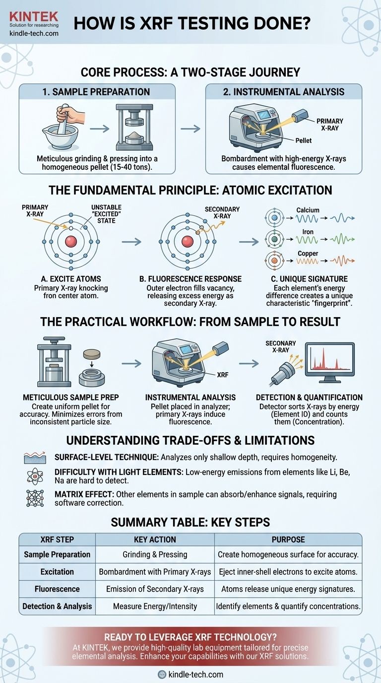 XRF検査はどのように行われますか？元素分析のステップバイステップガイド ビジュアルガイド