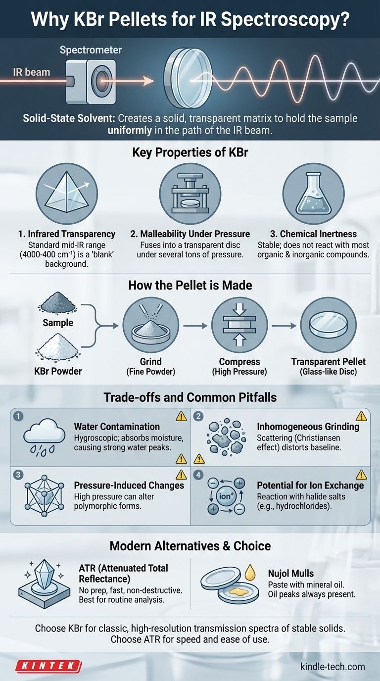 Why are KBr pellets used in IR spectrum? Key Benefits for Solid Sample Analysis Visual Guide