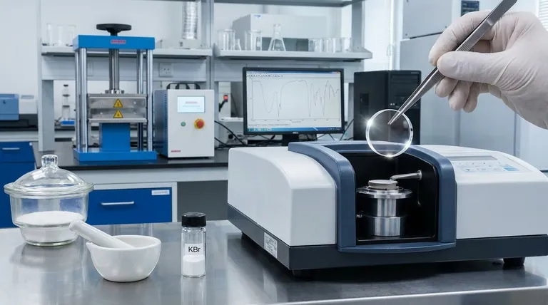 Qual é a vantagem do KBr? Transparência IR Inigualável para Espectroscopia Precisa