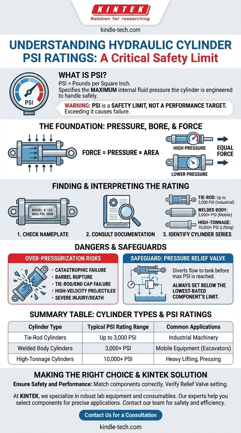 Какова номинальная величина PSI гидравлического цилиндра? Критический предел безопасности для вашей системы Визуальное руководство