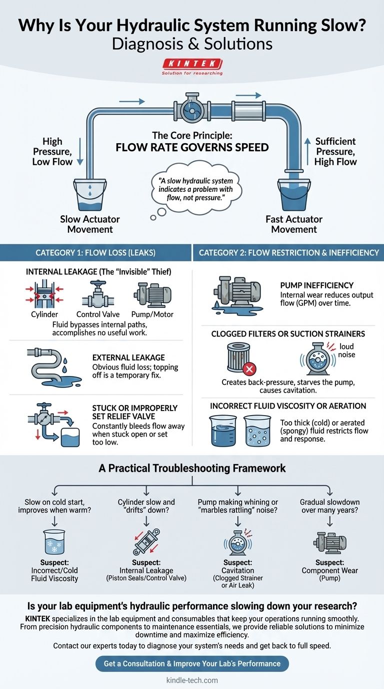 Cosa causa il rallentamento degli impianti idraulici? Diagnosi dei problemi di portata per un funzionamento più rapido Guida Visiva