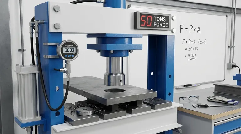 油圧プレスはどのくらいの圧力が必要ですか?用途に応じたトン数に注目