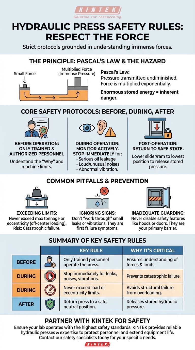 Quelles sont les règles de sécurité pour une presse hydraulique ? Protocoles essentiels pour la sécurité de l'opérateur et de la machine Guide Visuel