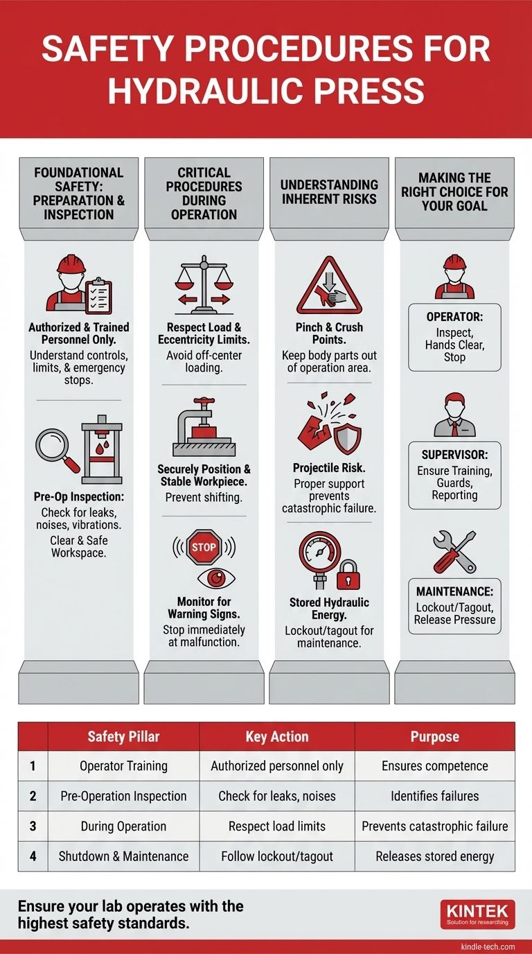 ¿Cuáles son los procedimientos de seguridad para las prensas hidráulicas? Una guía para una operación sin accidentes Guía Visual