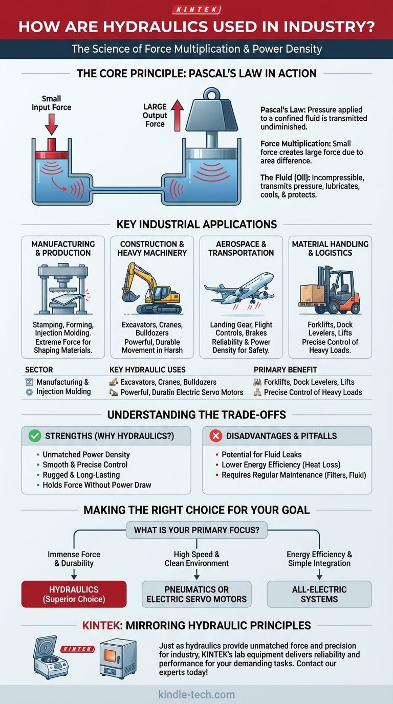 How are hydraulics used in industry? Unlocking Immense Force for Heavy-Duty Applications Visual Guide