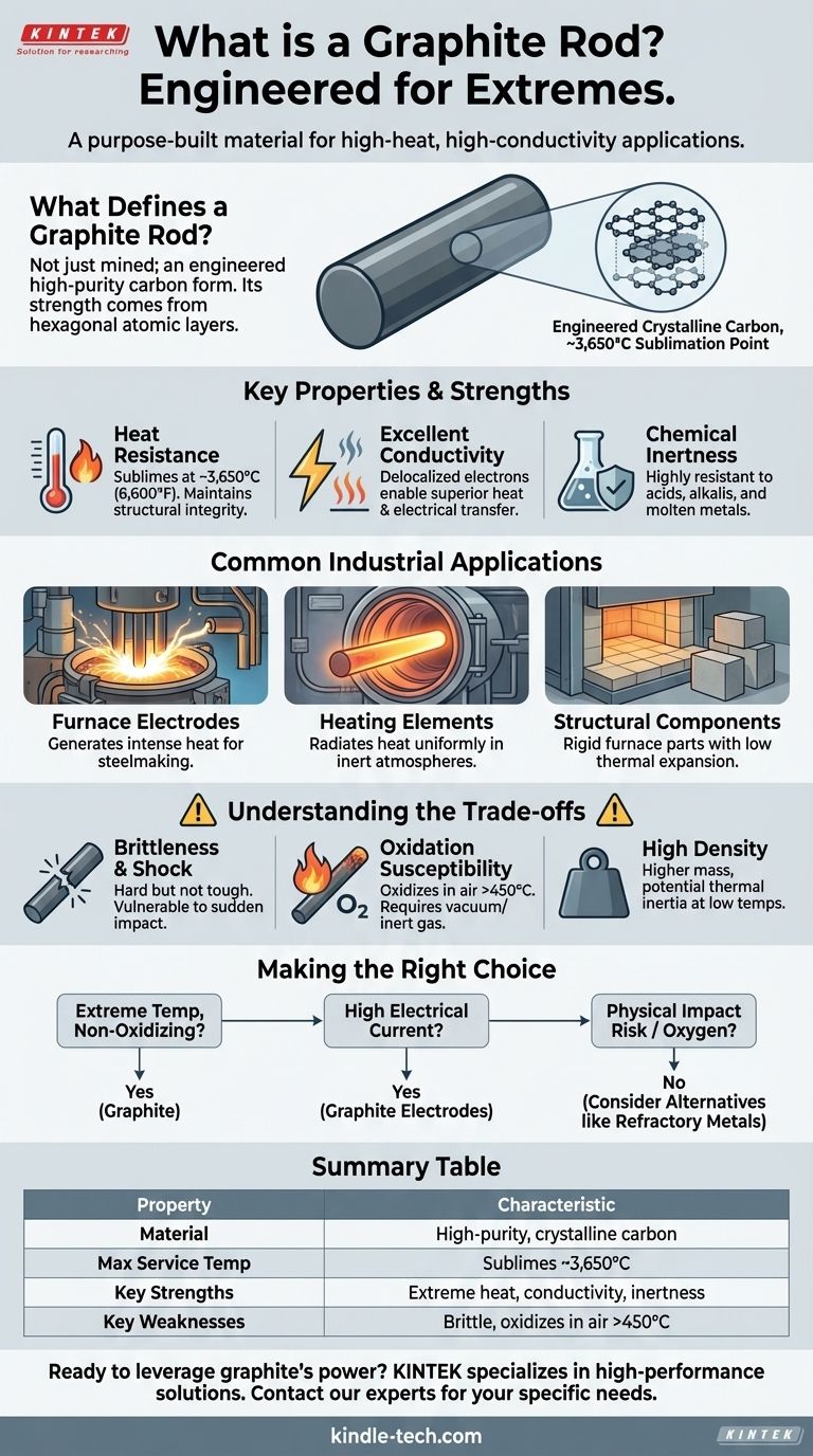 Was ist ein Graphitstab? Das unverzichtbare Hochtemperatur- und Hochleitfähigkeitsbauteil Visuelle Anleitung
